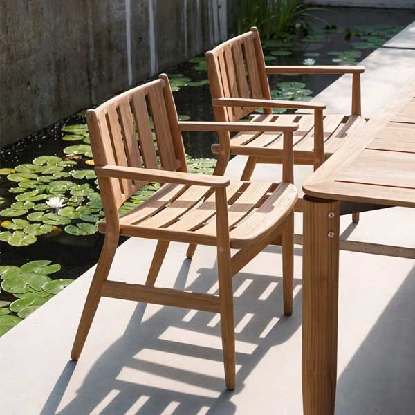 Outdoor Wood - Dining Set - Levante