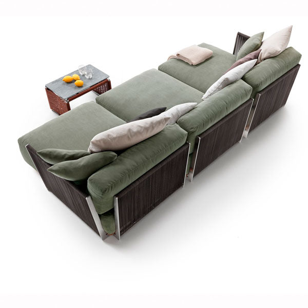 Outdoor Braided, Rope & Cord Daybed - Platine
