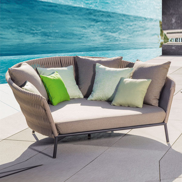 Outdoor Braided, Rope & Cord Daybed - Undulate-Ultra