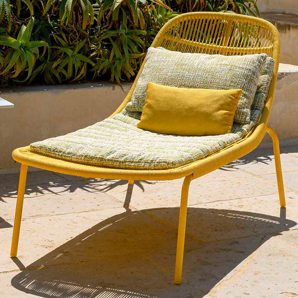 Outdoor Braided & Rope Sunlounger - Ally