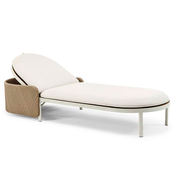 Outdoor Braided & Rope Sunlounger - Archie