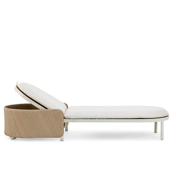 Outdoor Braided & Rope Sunlounger - Archie