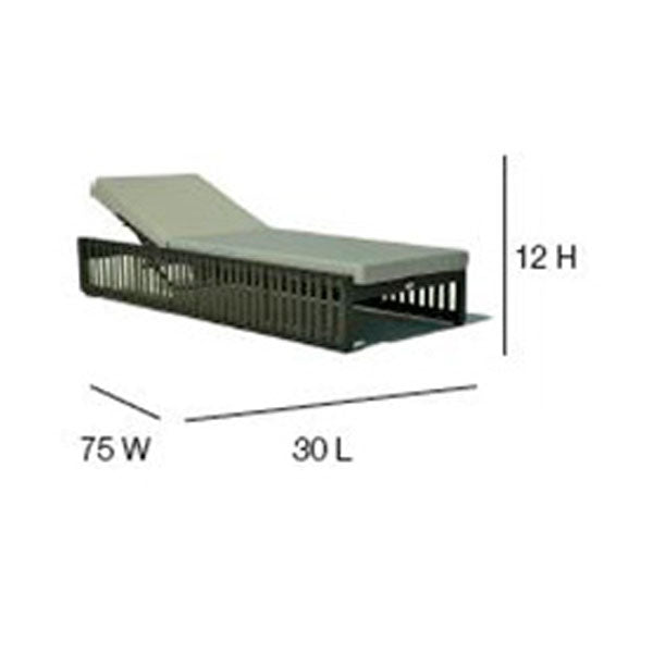 Outdoor Braided & Rope Sunlounger - Drop-Pro