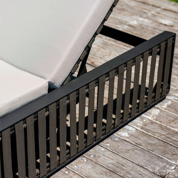 Outdoor Braided & Rope Sunlounger - Drop-Pro