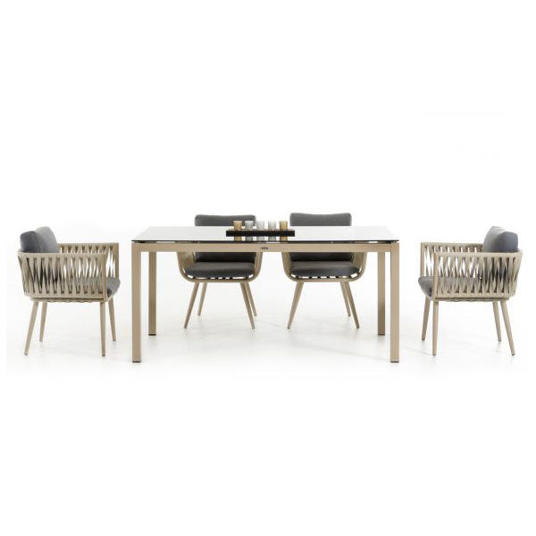 Outdoor Braided & Rope Coffee Set - Asoki-Max
