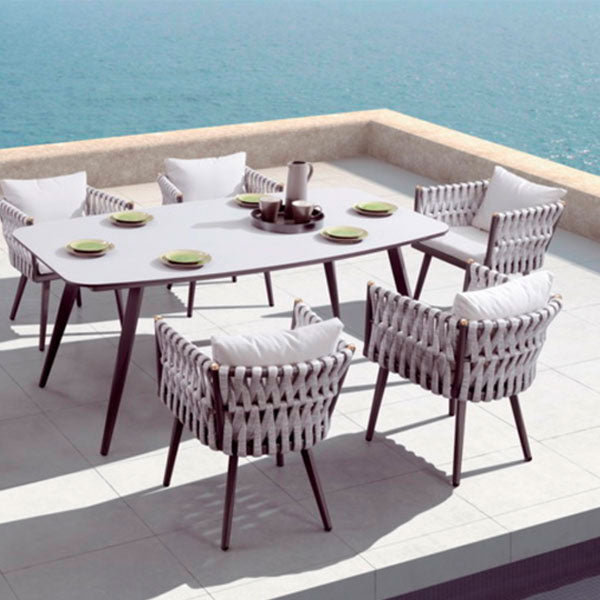 Outdoor Braided & Rope Coffee Set - Crown