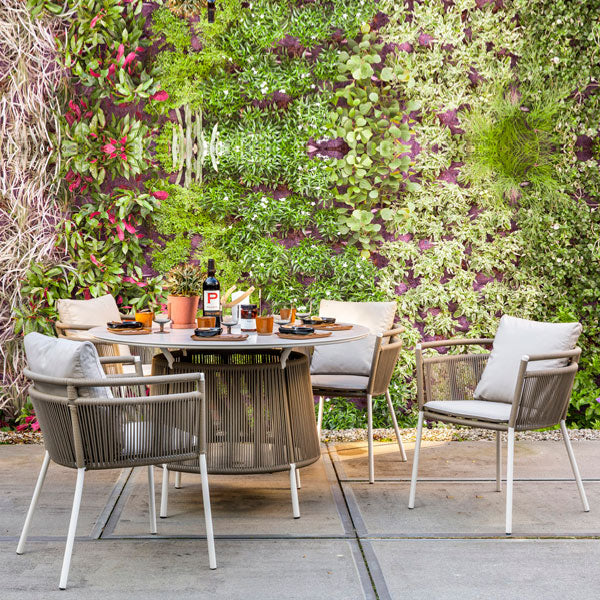 Outdoor Braided & Rope Coffee Set - Deck-Max