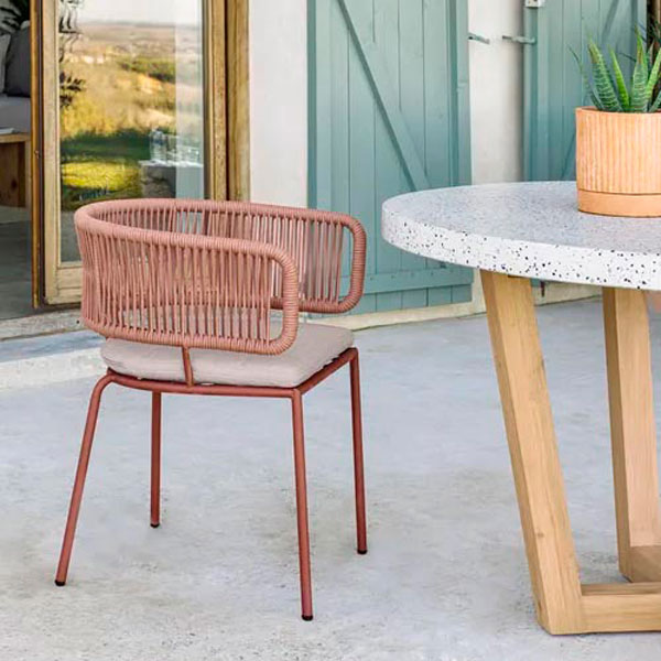 Outdoor Braided & Rope Coffee Set - Deck-mini