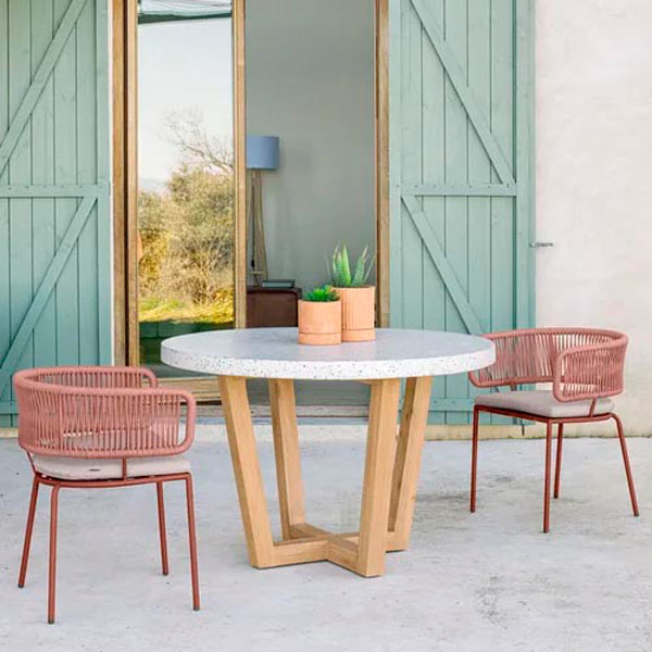 Outdoor Braided & Rope Coffee Set - Deck-mini