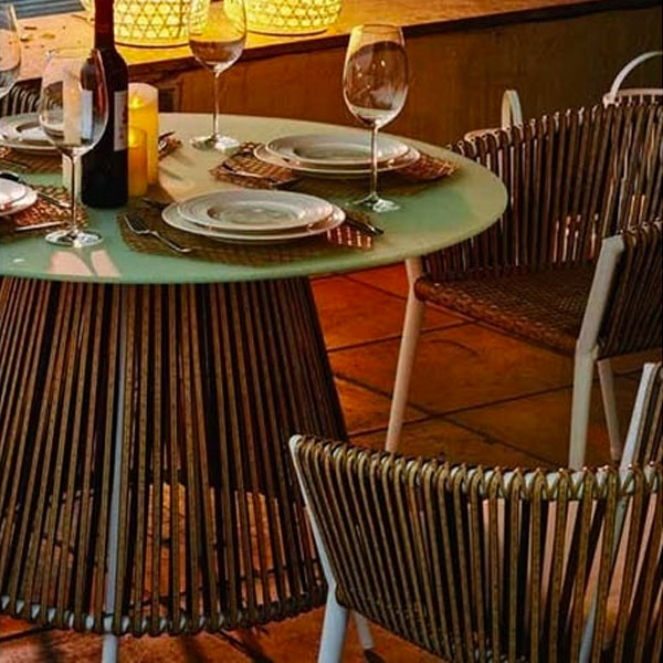 Outdoor Braided & Rope Coffee Set - Elemental