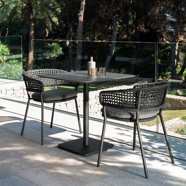 Outdoor Braided & Rope Coffee Set - Moon light