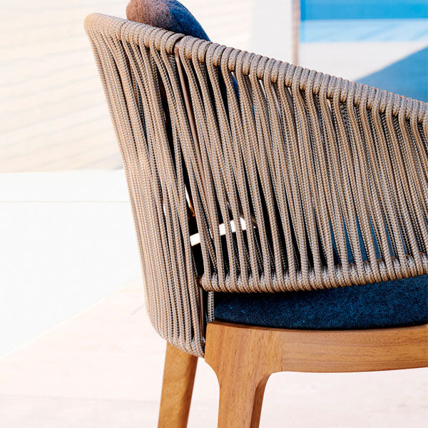 Outdoor Braided & Rope Coffee Set - Sezionale