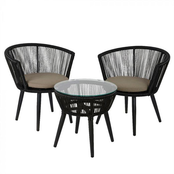 Outdoor Braided & Rope Coffee Set - Outlook