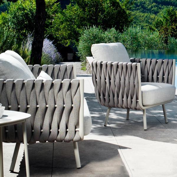 Outdoor Furniture Braided & Rope Sofa - Birilyant