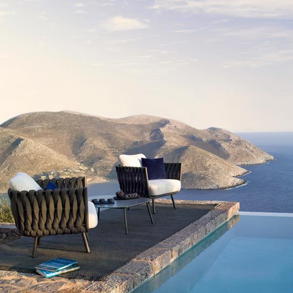Outdoor Furniture Braided & Rope Sofa - Birilyant