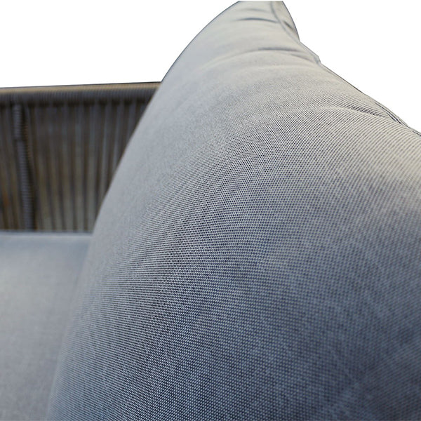 Outdoor Furniture Braided, Rope & Cord, Sofa - Nero