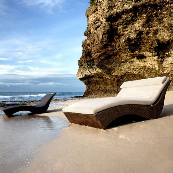 Outdoor Wicker Sun Lounger - Hawaii