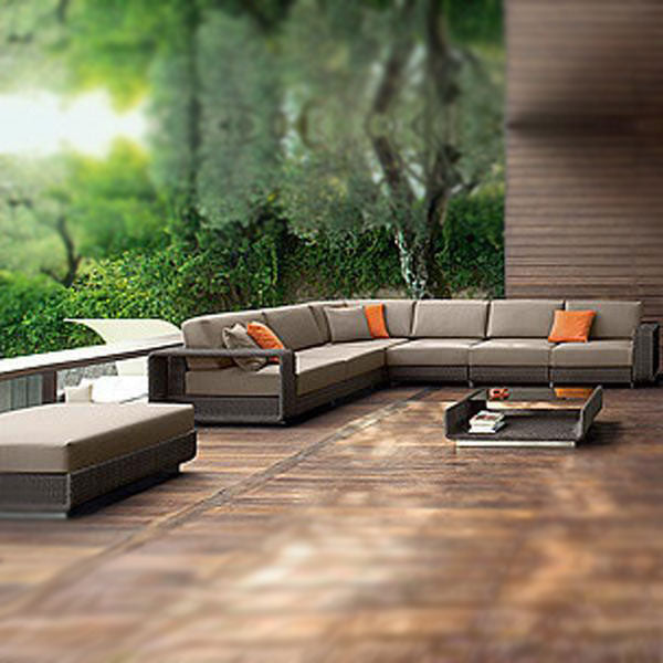 Outdoor Wicker Sofa - Morocco