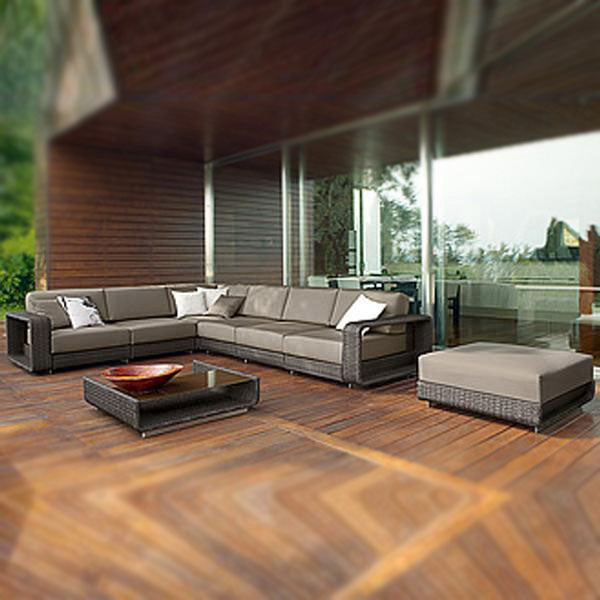 Outdoor Wicker Sofa Set - Morocco