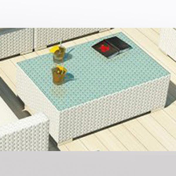 Outdoor Wicker Sofa - White Knight