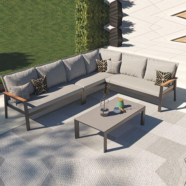 Outdoor Wood & Aluminum - Sofa Set - Poland