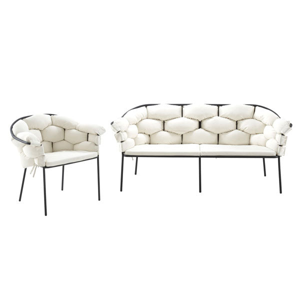 Fully Upholstered Outdoor Furniture - Sofa Set - Cousssin