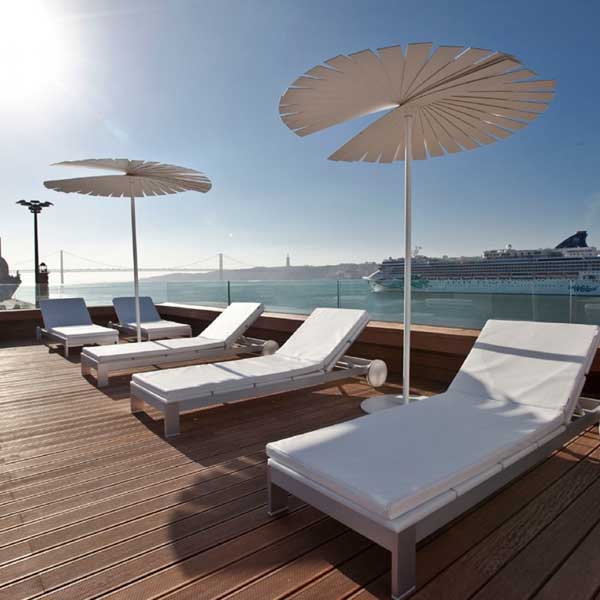 Outdoor Wooden - Sun Lounger - Disk Next