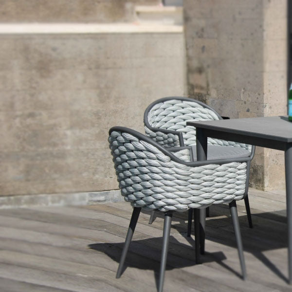 Outdoor Braided & Rope Coffee Set - Nature