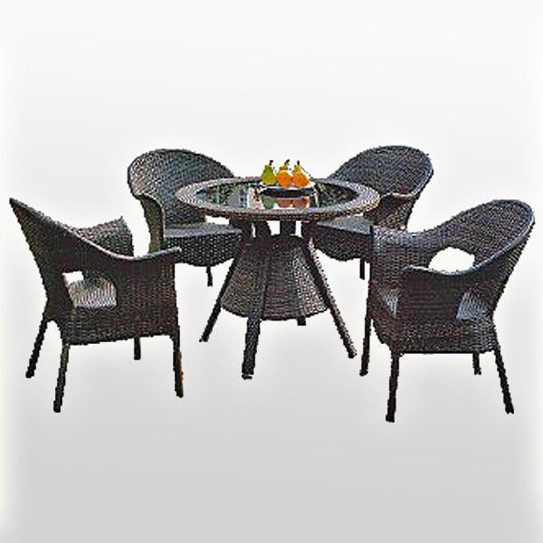 Outdoor Wicker Gardem Set - Ecolite Gamma