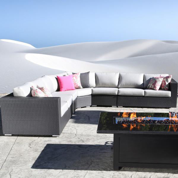 Outdoor Furniture - Wicker Sofa - Desert