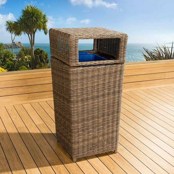 Outdoor-wicker-garden-patio-allweather-Laundry-Basket-Dust-Bin-Hut-Luxox-L-OWA-DN-003_2_grande_ Outdoor Wicker Laundry Basket - Star