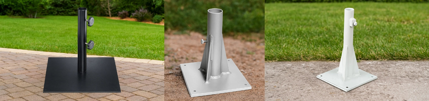 Metal Umbrella Base Collection