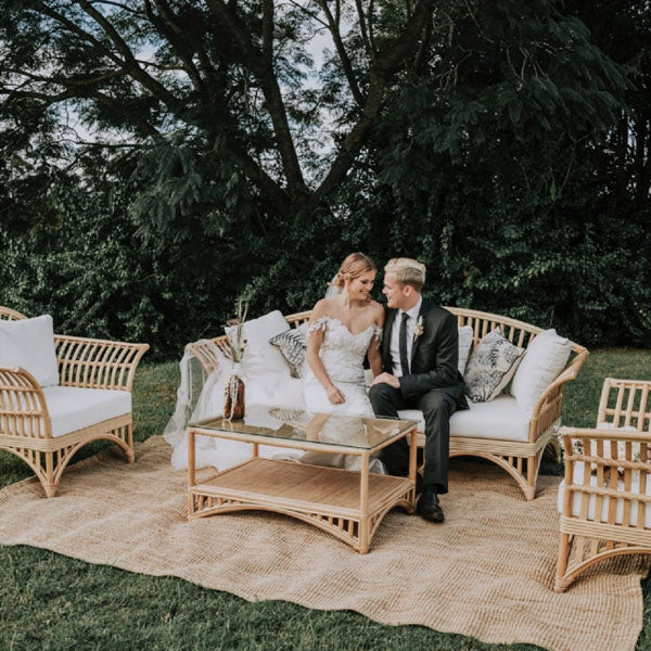  Cane & Rattan Furniture - Sofa Set - Alexis