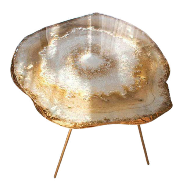 Epoxy Resin Furniture - Agate Table - Croptic