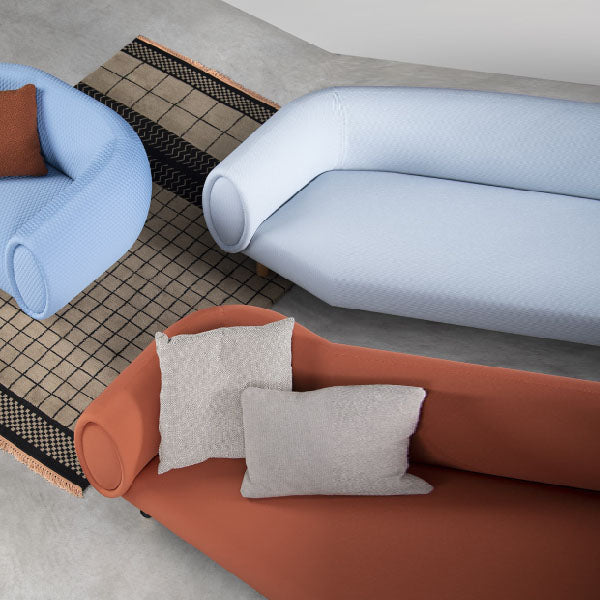 Fully Upholstered Indoor Furniture - Sofa Set - Fuzzy 