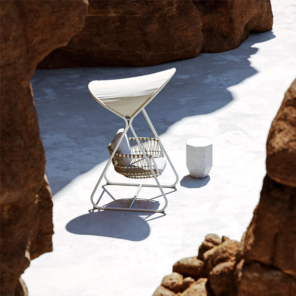 Hanging Swing, Balcony Swing, Garden Swing Chair- Gusta Single and Double Seater- With - Stand - Braided & Rope