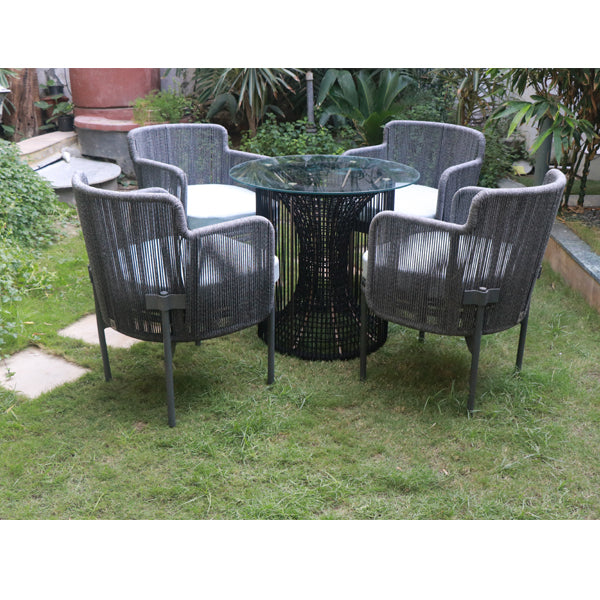 Outdoor Furniture Braided & Rope Coffee Chair - Mateo - Ready Stock Sale