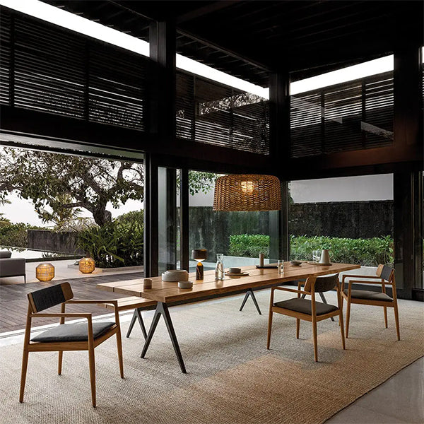 Outdoor Furniture Wood - Dining Set - Marine Plateau 01