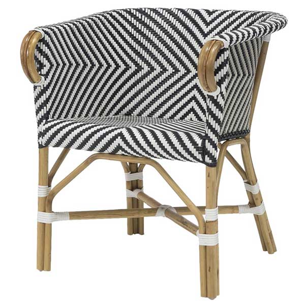 Classic French Bistro Cane & Wicker Furniture - Coffee Chair - Namibia