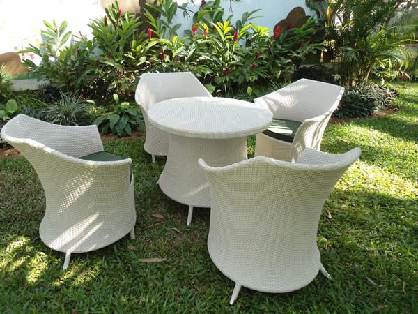 Outdoor Furniture Wicker Garden Set - Choco