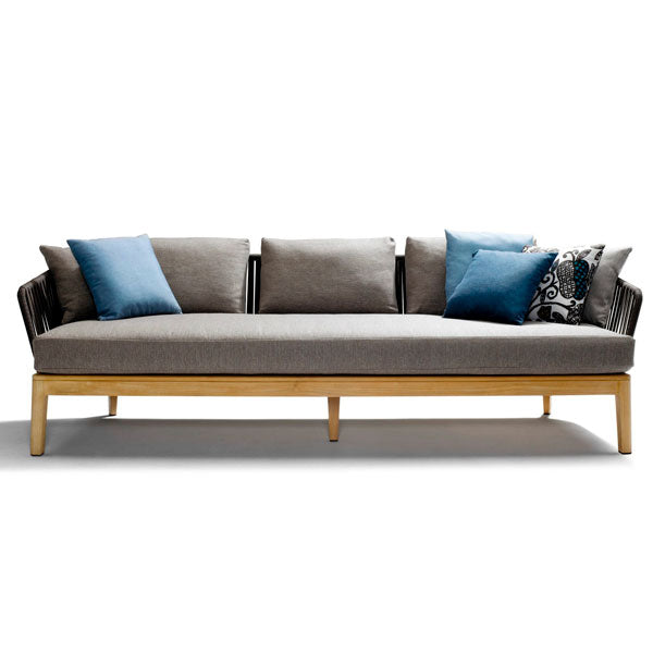 Luxurious Outdoor furniture - Buy Affordable 5 seater Outdoor Braid Rope sofa set with centre table - Buy Outdoor Sofa - Blessy From LUXOX INDIA - Outdoor Lounge Chair for garden, terrace and balcony