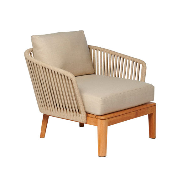 Luxurious Outdoor furniture - Buy Affordable 5 seater Outdoor Braid Rope sofa set with centre table - Buy Outdoor Sofa - Blessy From LUXOX INDIA - Outdoor Lounge Chair for garden, terrace and balcony