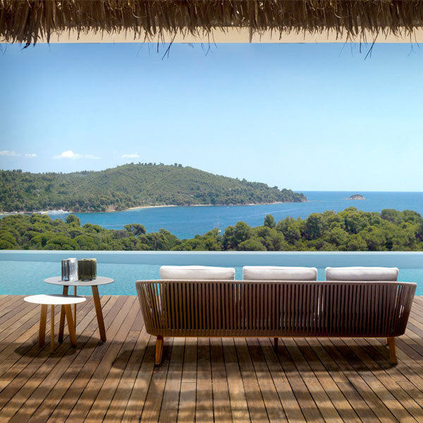 Luxurious Outdoor furniture - Buy Affordable 5 seater Outdoor Braid Rope sofa set with centre table - Buy Outdoor Sofa - Blessy From LUXOX INDIA - Outdoor Lounge Chair for garden, terrace and balcony