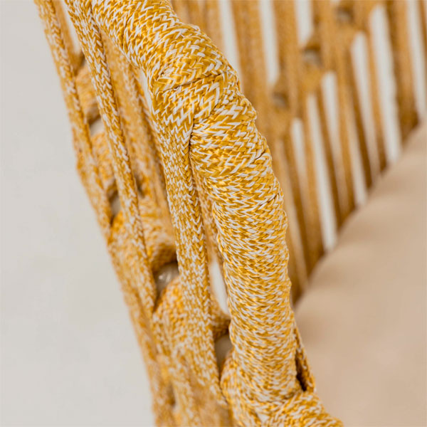  Outdoor Braided & Rope Coffee Set - Le scale
