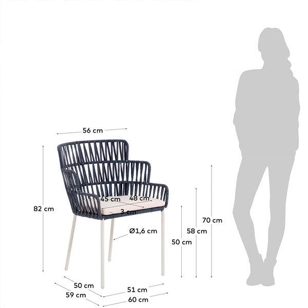  Outdoor Braided & Rope Coffee Set - Le scale