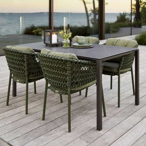 Outdoor Braided & Rope Coffee Set - Aidan