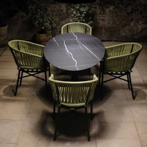 Outdoor Braided & Rope Coffee Set - Gailen