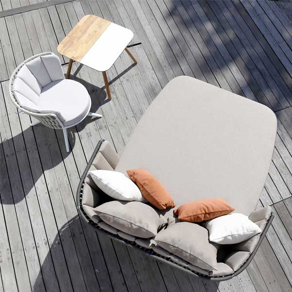 Outdoor Braided, Rope & Cord Daybed - Noble