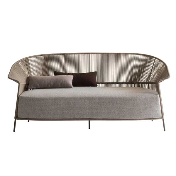 Outdoor Braided & Rope Couch - Elegante