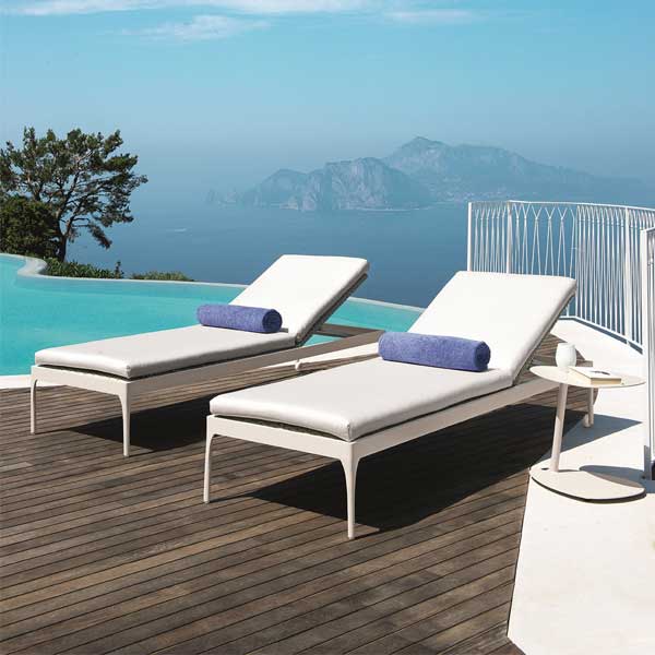 Outdoor Braided & Rope Sunlounger - Fiesta